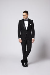 COSTUM CEREMONIE NEGRU ETHAN SINGLE BREASTED